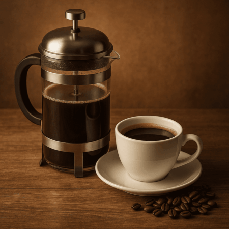 قهوه فرنچ پرس
